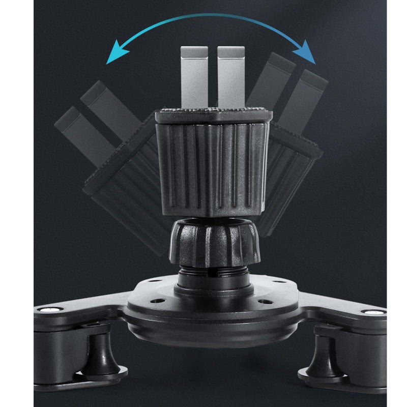 Universal Car Vent Phone Holder Mount 360 Degree Rotation Adjustable Grip Easy Installation Black - Image 4