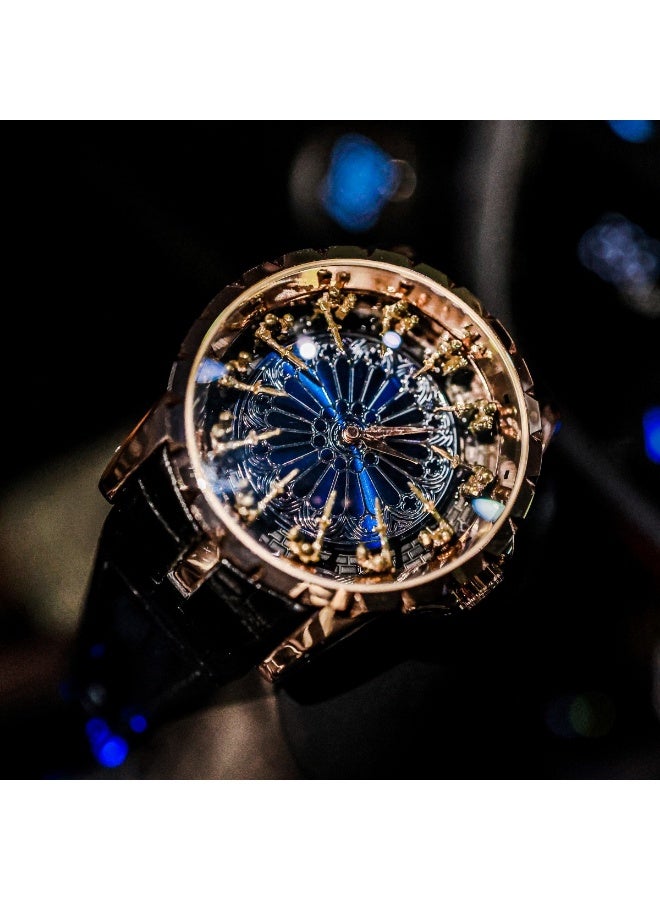 FENSIR Twelve Round Table Knight Watch Valentine's Day Gift for Boyfriend, Personalized Trendy Men's Quartz Watch - Image 4