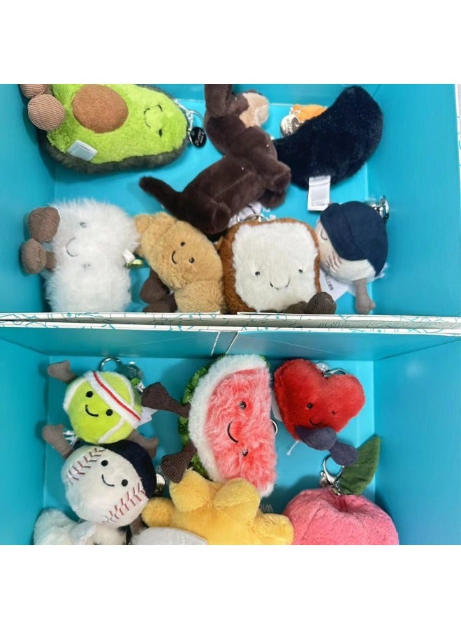 --- Pendant/Hanging Series Collection Plush Toy Gift Doll Soothing Gift Girl Soothing-Color:Love Pendant-Height:Free 3b Dust Bag - Image 3