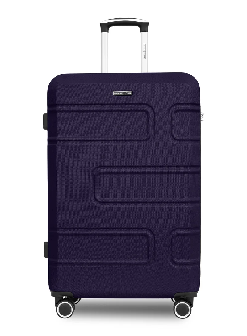 PARAJOHN Large Size Lightweigh ABS Hardside Spinner Luggage Trolley -28 Inch | Carrying 30KG 4-Wheel Hardshell Suitcase-Navy