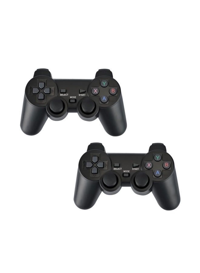 USB Wireless Gamepad PC Host Bluetooth Vibration Controller Mobile Phone Computer TV Universal Gamepad-Product Color:Black Game Controller (one Pair Of Two)  - Image 3