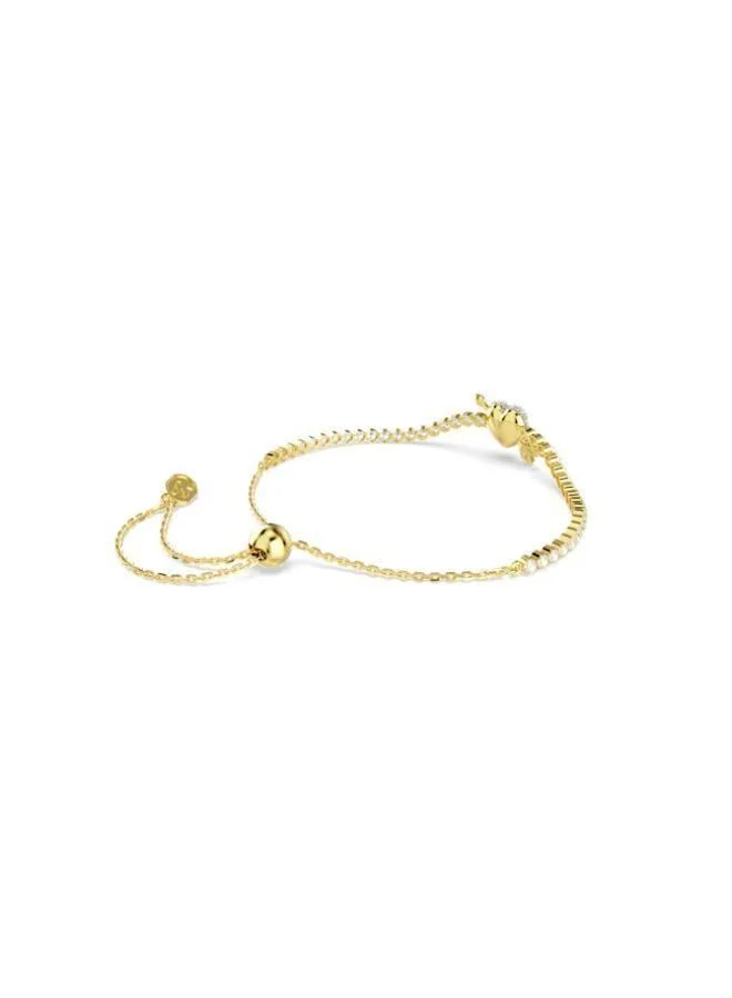 SWAROVSKI  Idyllia White Crystal Gold Tone Plated Bracelet for Women | Best Price UAE