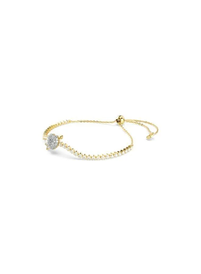 SWAROVSKI  Idyllia White Crystal Gold Tone Plated Bracelet for Women | Best Price UAE