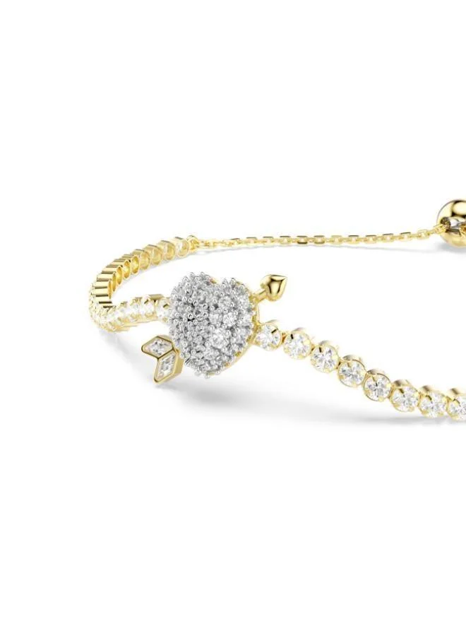 SWAROVSKI  Idyllia White Crystal Gold Tone Plated Bracelet for Women | Best Price UAE