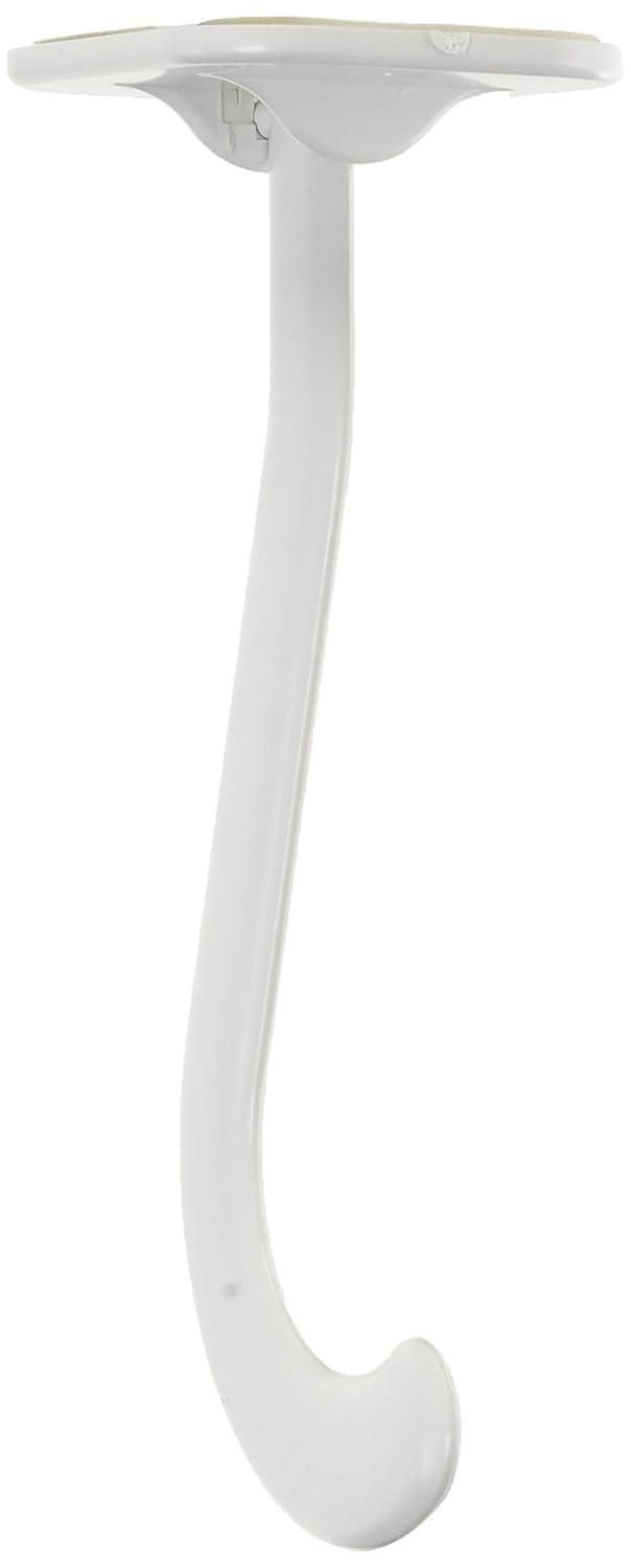 Gadjit Banana HookUnder Cabinet Hanger Ripens Bananas with Less Bruises Space SavingClutterFree CountertopsFolds Up Neatly OutofSight When Not in UseSelfAdhesivePredrilled Screw Holes White