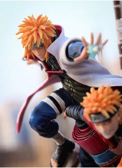 Naruto Naruto Giant Wave Destiny Stone Scar Namikaze Minato Naruto Scene Character Statue Anime Toy Hand-made Model Doll Ornaments  - Image 3