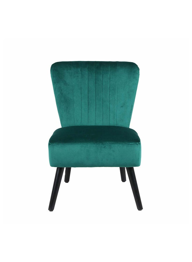 AtoZ Furniture Neo Shell Velvet Accent Chair in Green Color in Green Color 