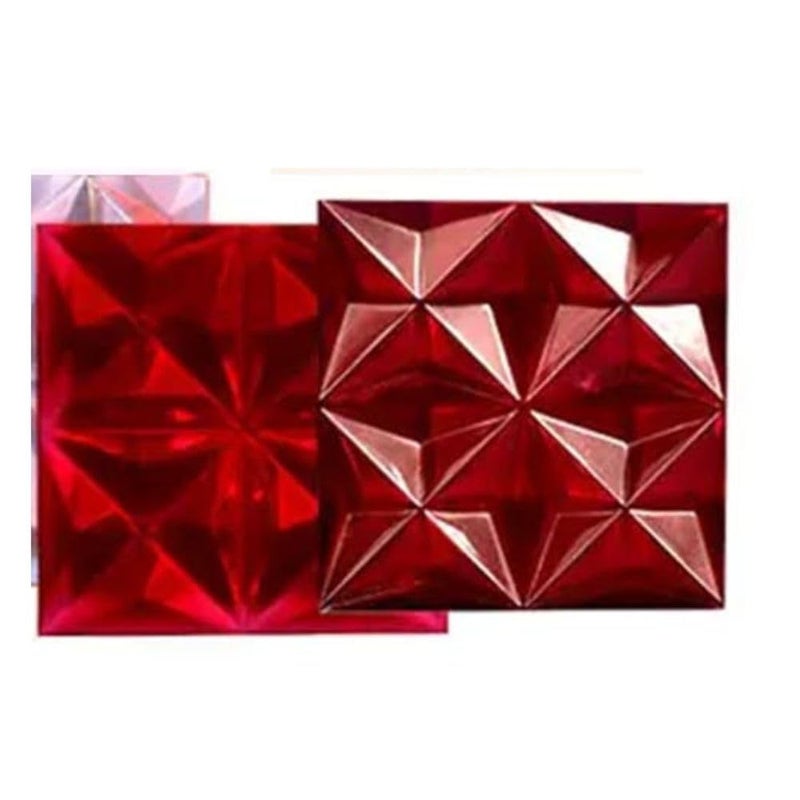 Snoogg SNOOGG Pack of 4 inch / 2 Piece 3D Square Shape Mould Epoxy Resin Casting Moulds for Making and DY Coaster, Cups Mats, Photo Display, Mantra Frame,Home Decoration and More.  - Image 3