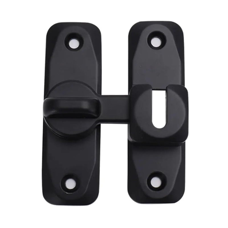 90 Degree Sliding Door Lock Gray Home Hardware Accessories - Image 2