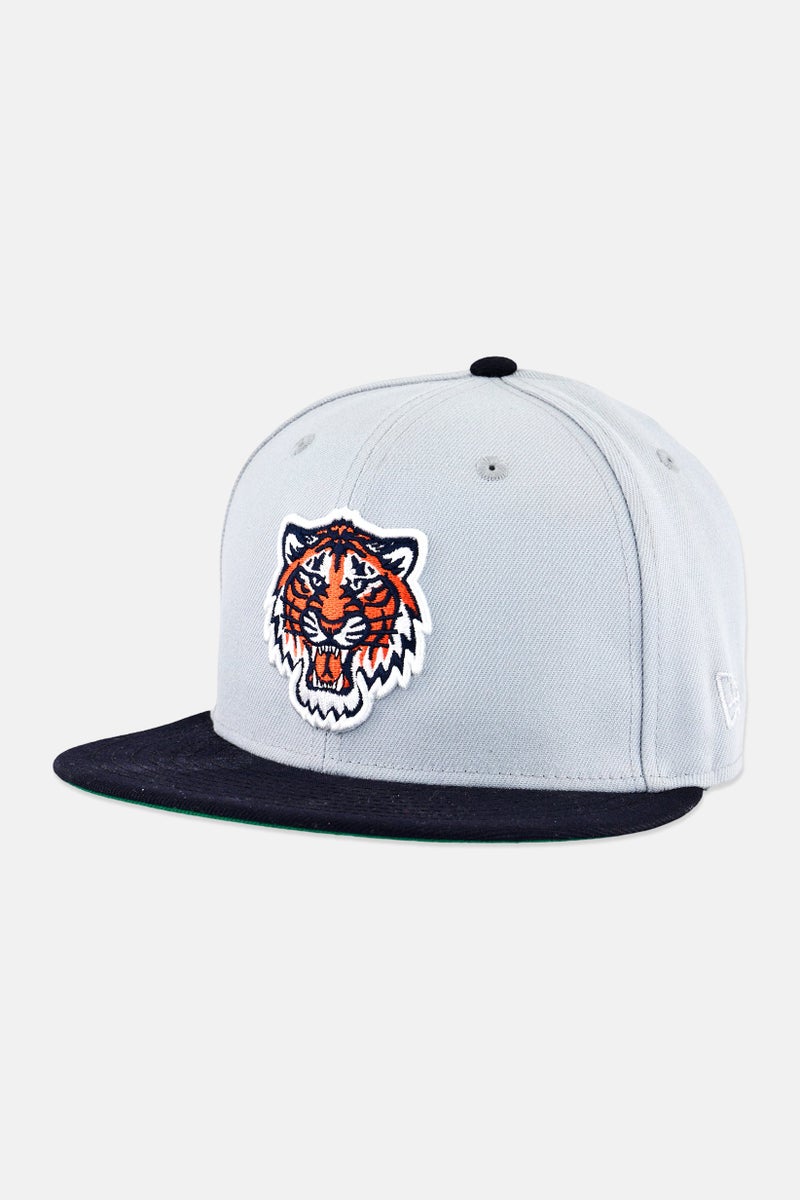 New Era x MLB Men Detroit Tigers Fitted Cap, Grey - Image 1