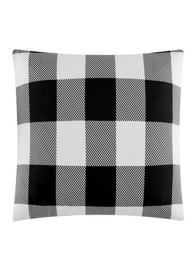 Dearfoams 7 Piece Super Soft Bed in a Bag Bedding Set, Black and White, Queen - Image 3