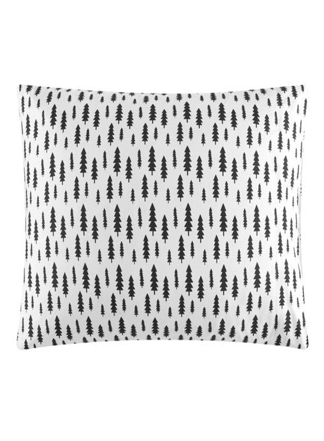 Dearfoams 7 Piece Super Soft Bed in a Bag Bedding Set, Black and White, Queen - Image 2
