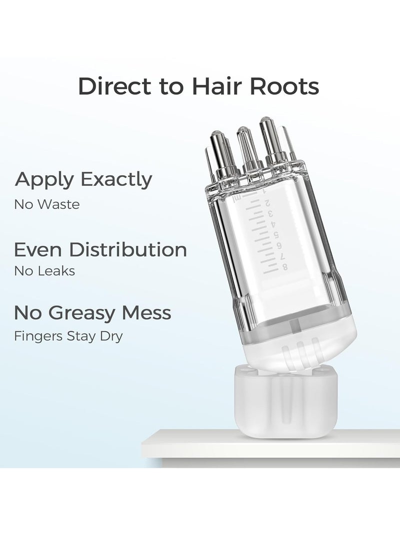 Applicator, 2 PCS Easy Fast Apply Exactly Effective Massage, Mini Scalp Applicator Comb, Dedicated Minoxidil Hair Growth Serum, Root Comb Applicator Bottle Minoxidil Applicator Brush Tool