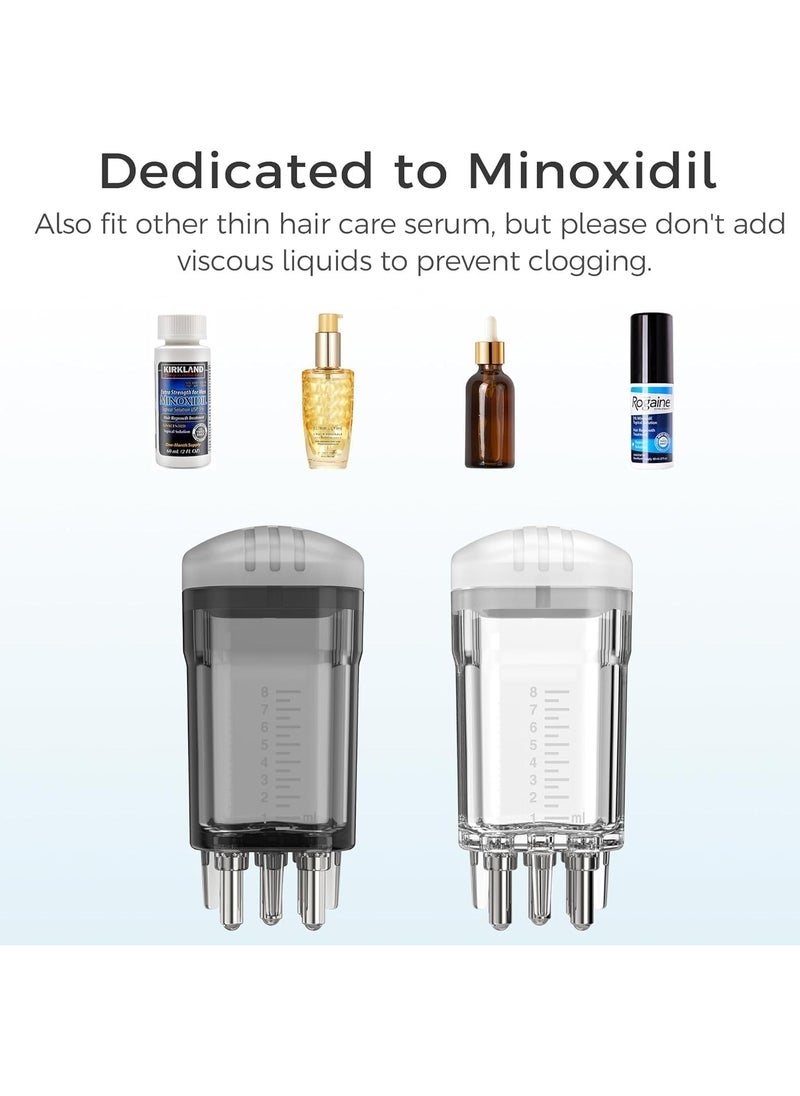Applicator, 2 PCS Easy Fast Apply Exactly Effective Massage, Mini Scalp Applicator Comb, Dedicated Minoxidil Hair Growth Serum, Root Comb Applicator Bottle Minoxidil Applicator Brush Tool