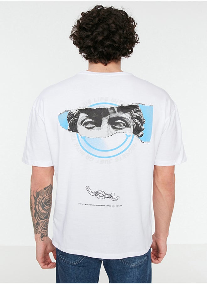 trendyol - Man T-Shirt White - Image 1