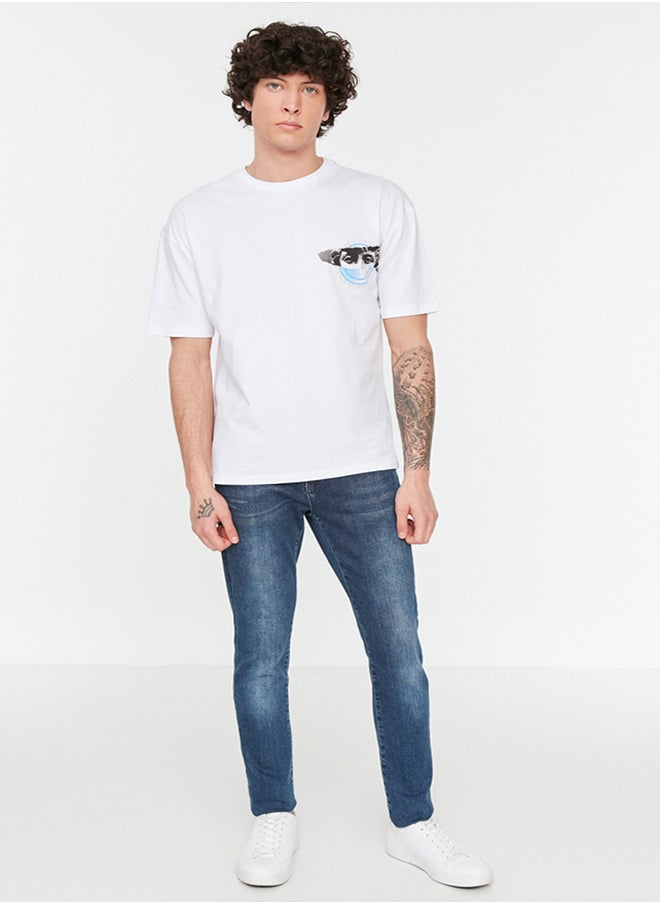 trendyol - Man T-Shirt White - Image 1