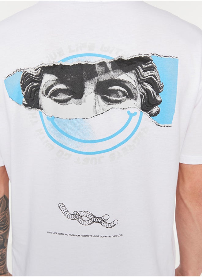 trendyol - Man T-Shirt White - Image 1