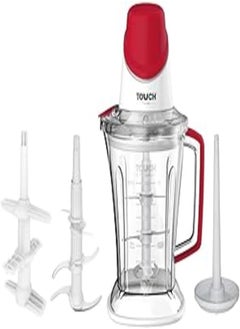 TOUCH Elzenouki Touch El Zenouki 40551 Meat Chopper 700W - 6 Blades - Garlic Chopper Accessory 