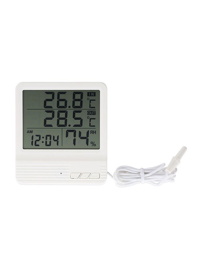 NIBEMINENT LCD Indoor Outdoor Thermometer Hygrometer Temperature - Image 1