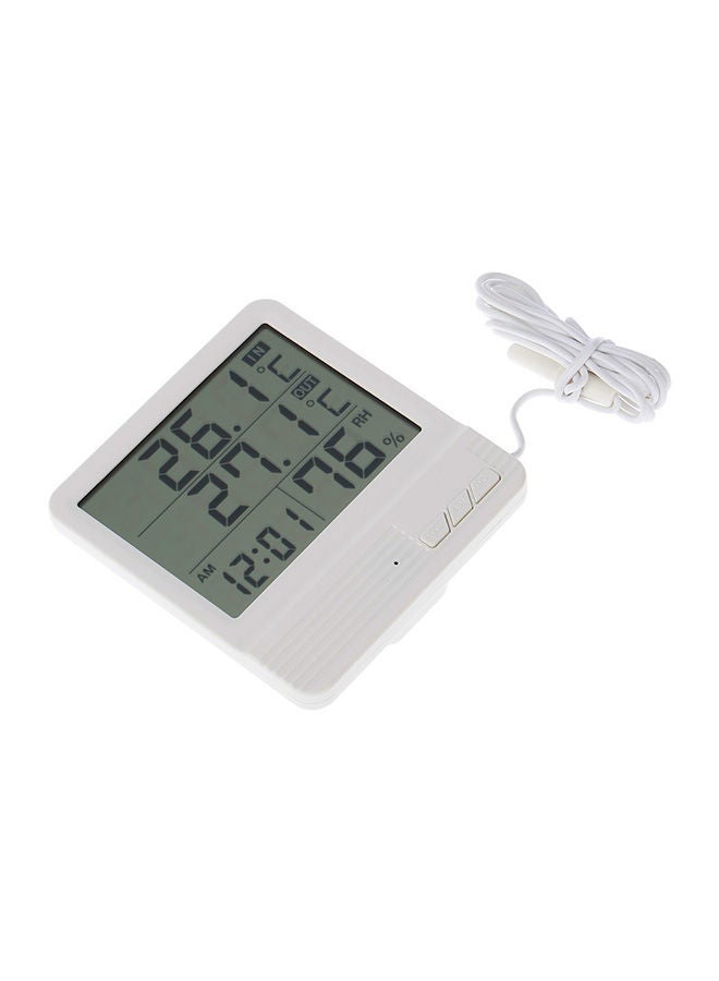 NIBEMINENT LCD Indoor Outdoor Thermometer Hygrometer Temperature - Image 3