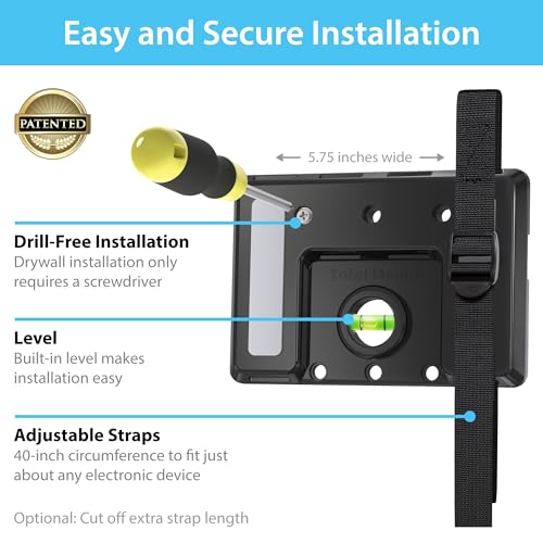 TotalMount Universal Mount for Electronics – Adjustable and Secure Wall Mount for Your Cable Box, Router, Modem, Wi-Fi Devices, DVR, and More - Image 4