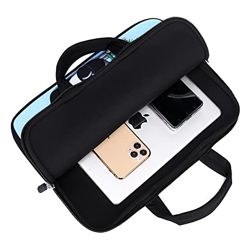 HAPLIVES 14 15 15.4 15.6 inch Laptop Handle Bag Computer Protect Case Pouch Holder Notebook Sleeve Neoprene Cover Soft Carrying Travel Case For Dell Lenovo Toshiba HP Chromebook ASUS Acer (Panda & Bamboo) - Image 5