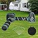 BWOGUE Outdoor Cat Enclosures for Indoor Cats 4 in 1 Outdoor Cat Tent with Tunnel Portable Pop Up Visual Mesh Cat Outside Playhouse for Cats Puppy Small Animals Total Length 945FT - Image 3
