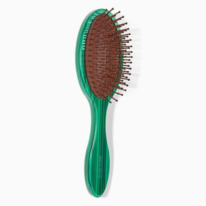 MACHETE Everyday Detangling Hair Brush for Women  Men  Detangler Brush for Natural Straight Curly Wet or Dry Hair and for All Hair Types  Hairbrush for Kids  Adults 1pk Malachite