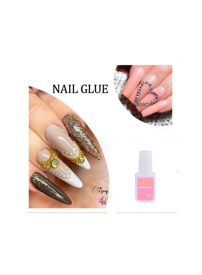Yimart 10G Fast Drying Strong Adhesive Glue For False Nail Tip Manicure Decoration Nail Glue With Brush (4Pcs) - Image 5
