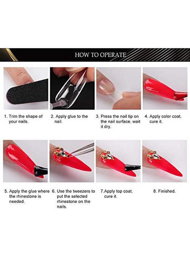 Yimart 10G Fast Drying Strong Adhesive Glue For False Nail Tip Manicure Decoration Nail Glue With Brush (4Pcs) - Image 4