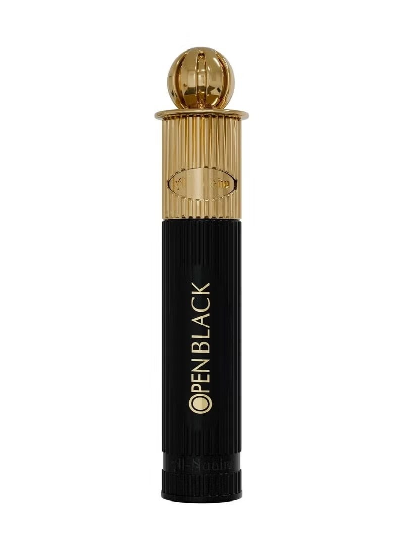 أل نواعم عطر النعيم أوبن بلاك أتور رول أون زيت عطري 6 مل | عطر مركز خالٍ من الكحول للرجال والنساء | رائحة خشبية مسكية منعشة تدوم طويلاً | زيت عطري عربي فاخر بحجم الجيب - Image 2