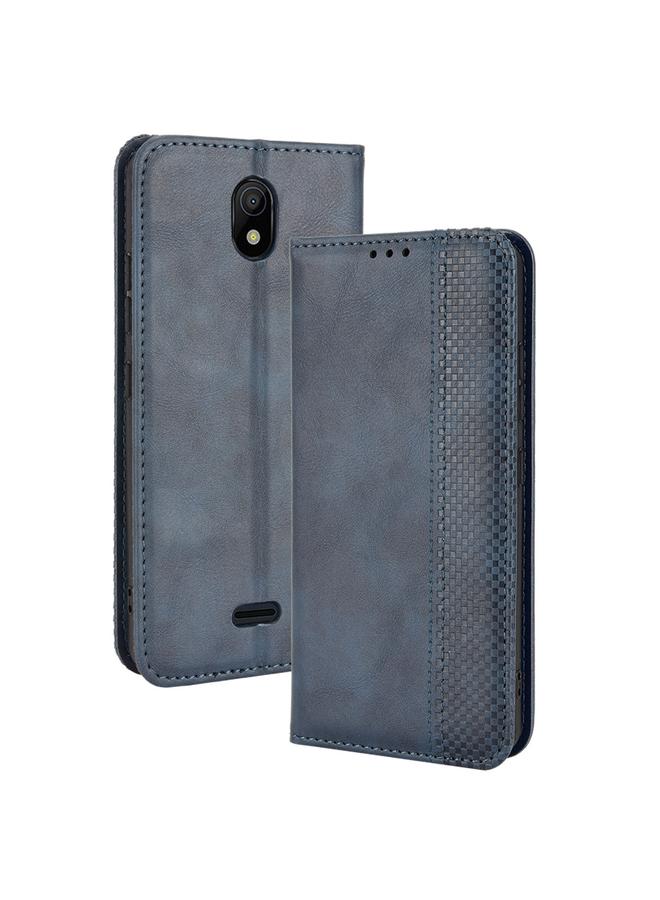 S-TOP Case For Nokia C100 Magnetic Buckle Retro Texture Leather Phone Case - Image 2