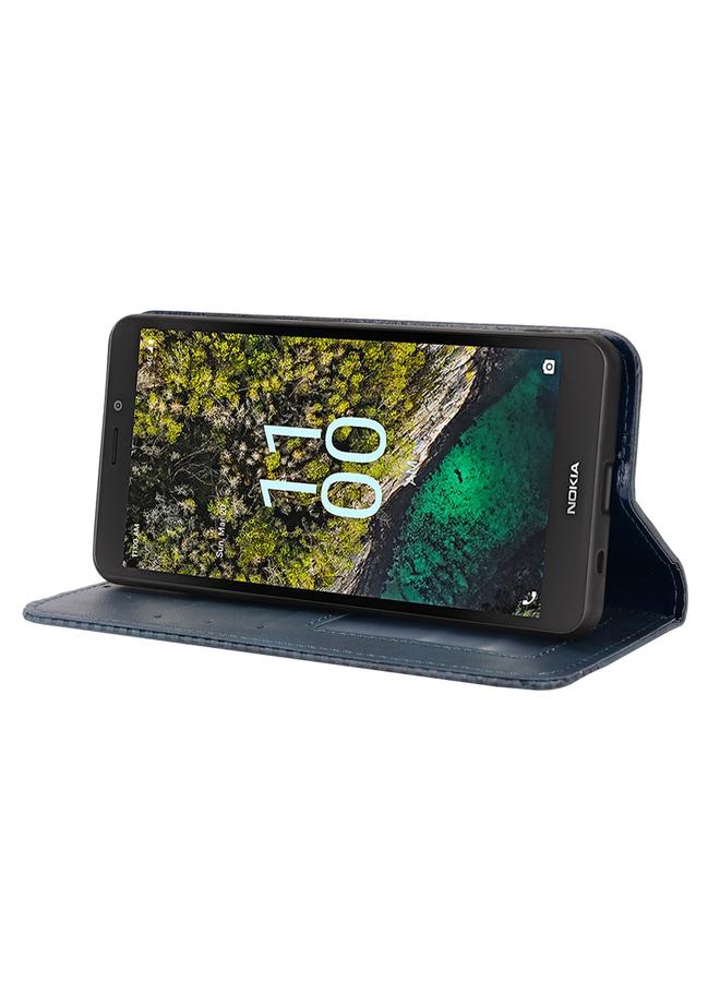 S-TOP Case For Nokia C100 Magnetic Buckle Retro Texture Leather Phone Case - Image 4