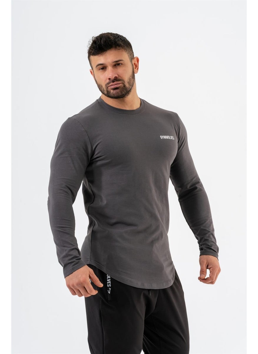 Men's Sports Bodysuit | Smoked | Long Sleeve Sports T-Shirt | Basic Series | - pzsku/Z8FA02C08BA307DE8CE84Z/45/_/1725536117/7de9fa31-9ed9-4489-b281-3a5e9e849535