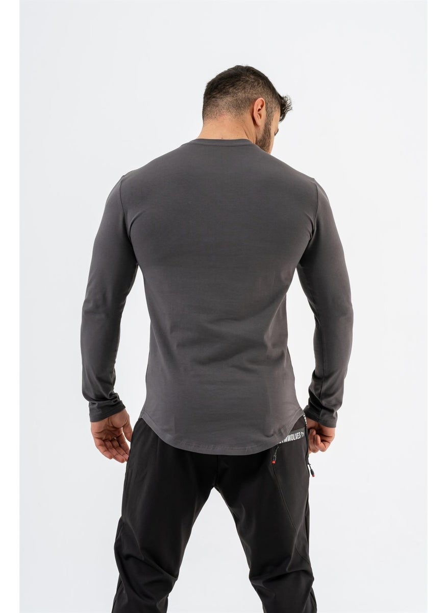 Men's Sports Bodysuit | Smoked | Long Sleeve Sports T-Shirt | Basic Series | - pzsku/Z8FA02C08BA307DE8CE84Z/45/_/1728060672/2724339b-d3c0-446d-a27f-f7d66875e706