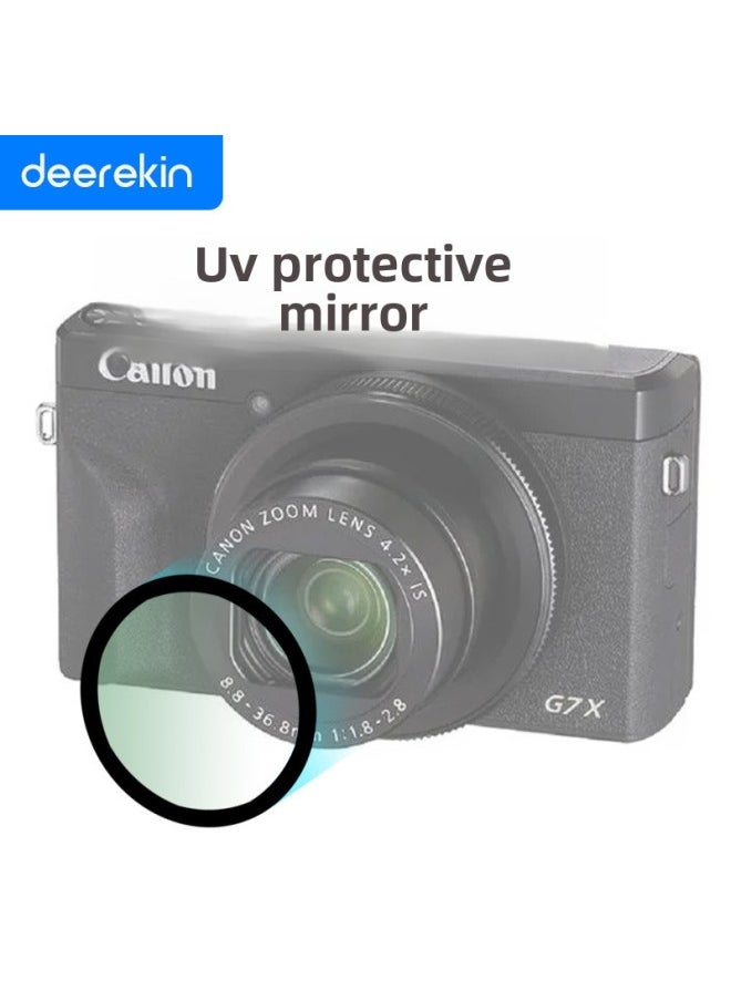 ماركة غير محددة مرآة حماية عالية الدقة بالأشعة فوق البنفسجية لكاميرا Canon G7X3 G7X2 G7X SX740 G5X2 G9X2 SX720 - اللون: لكاميرا Canon SX720 (DMC UV)  - Image 1