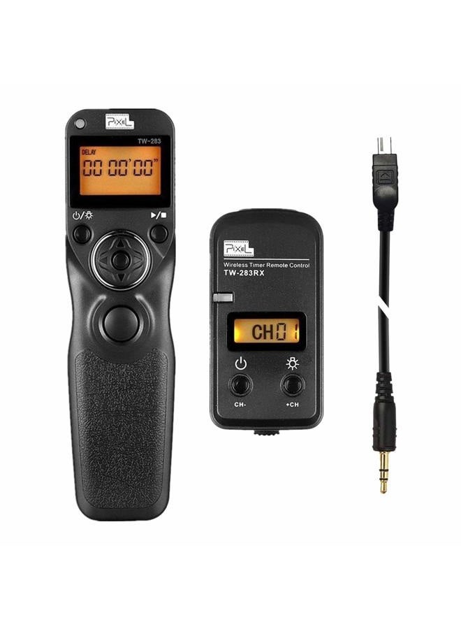 Pixel Timer Shutter Release Remote Control TW283-DC2 Remote Release for Nikon Z7 Z7II Z6 Z6II Z5 D5600 D3300 D5000 D5100 D5200 D5300 D5500 D90 D7000 D7100 D7200 D7500 D780 D610 D750 P7700 P7800 - Image 1