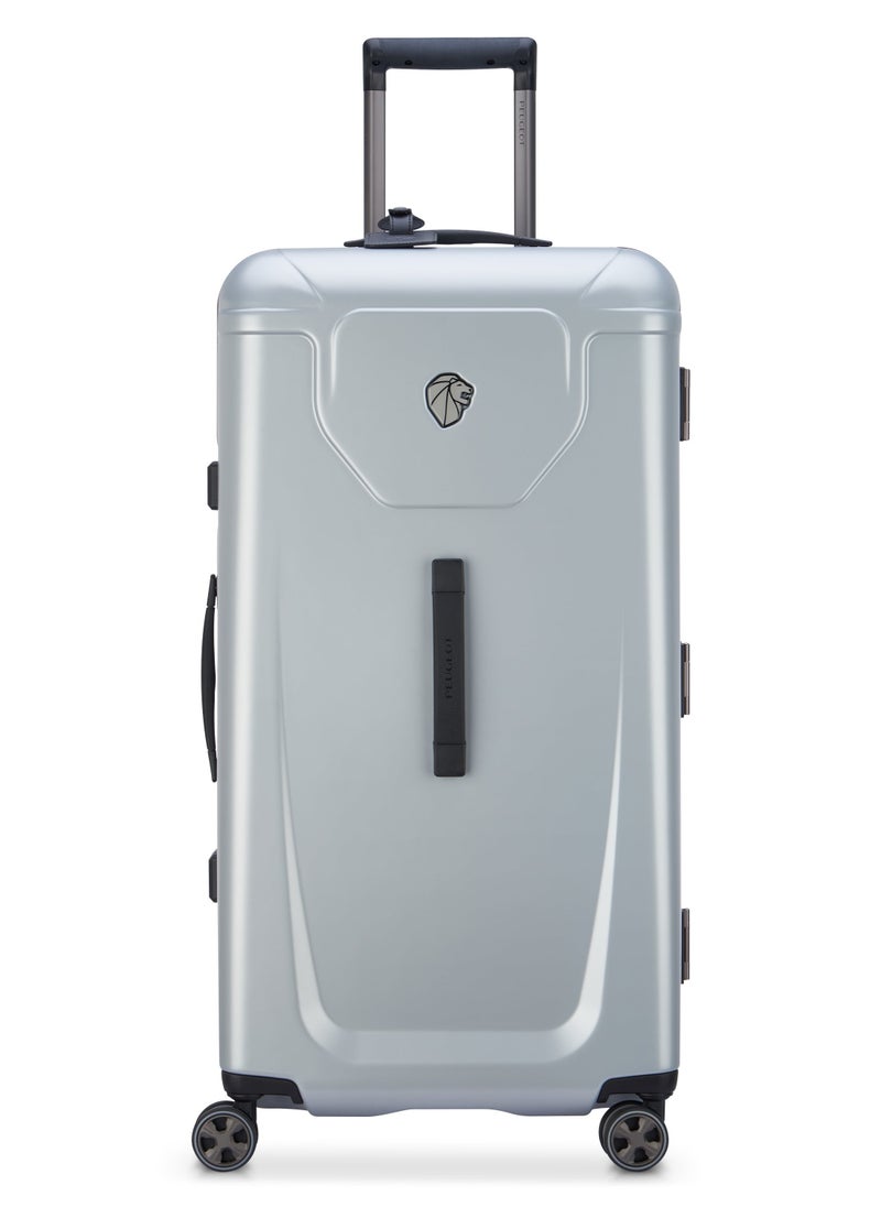 PEUGEOT Voyages 80 cm Hardcase 4 Double Wheel Check-In Luggage Trunk Trolley - Silver  - Image 1