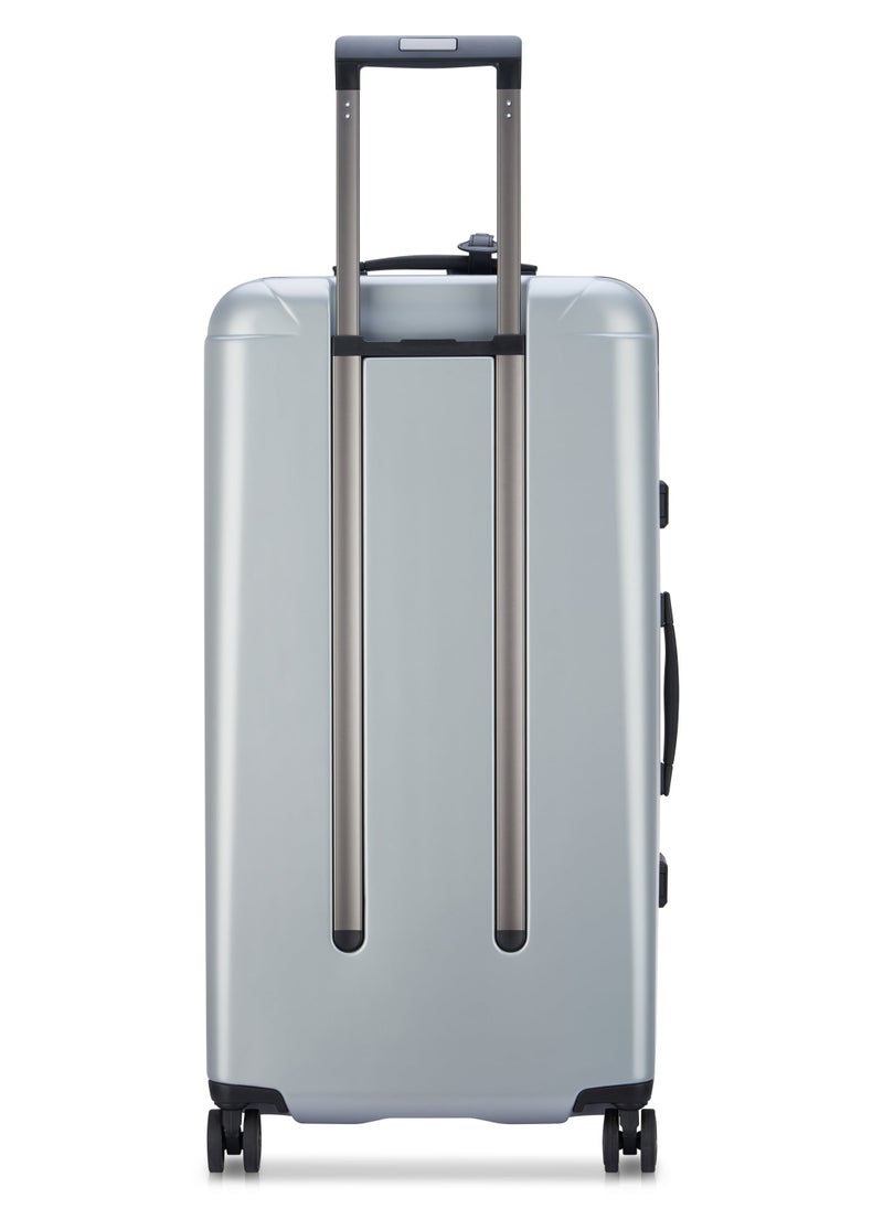 PEUGEOT Voyages 80 cm Hardcase 4 Double Wheel Check-In Luggage Trunk Trolley - Silver  - Image 4