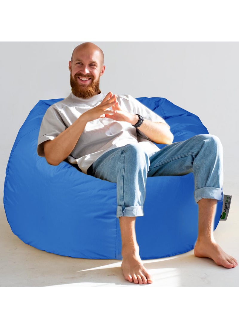 ANDERSON Anderson Large Waterproof Comfortable Bean Bag Relaxing Chair Blue Colour  - Image 2