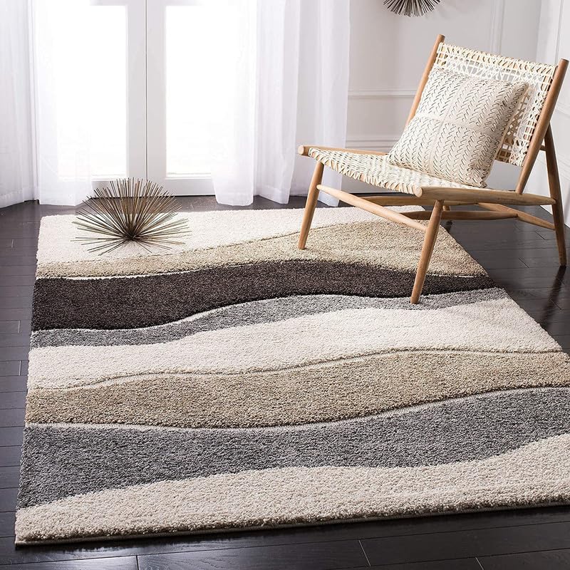 FR CREATION F R Creation Carpets for Living Room Bedroom Office Modern Floor Carpets and Rug_Runner Runner Shaggy Carpets 2 Pile High Size 4X6 Multi