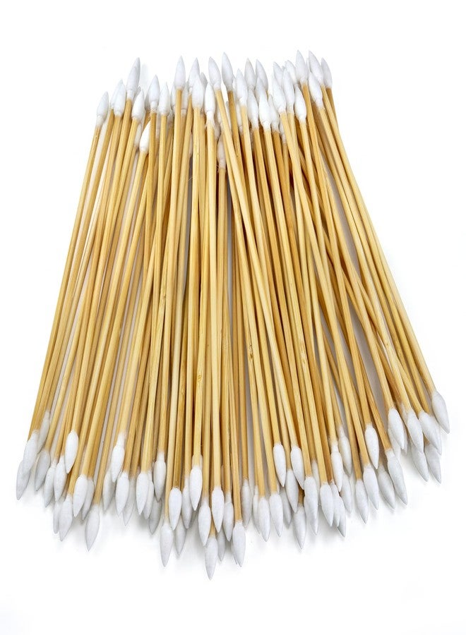 PINGMIC 200PCS Double-Ended 6" Pointed Gun Cleaning Swabs - for Precision Firearm Maintenance and Applying, Gun Cleaning Supplies, Lint-Free and Highly Absorbent - Image 1
