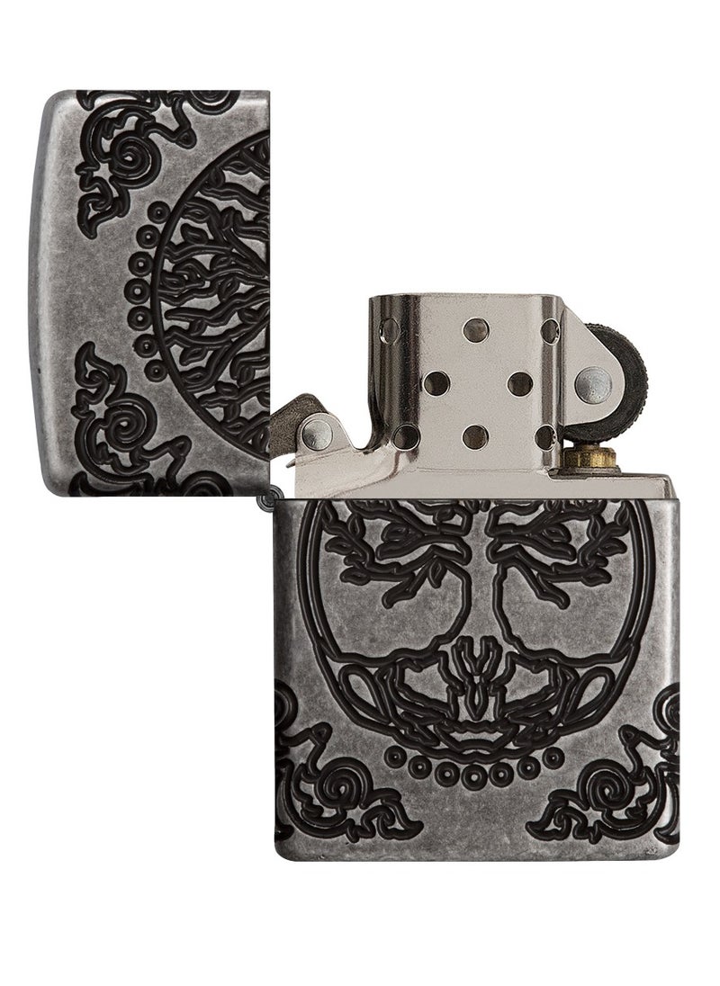 Zippo 29670 28973 Tree Of Life Armor Antique Silver Windproof Lighter  - Image 4