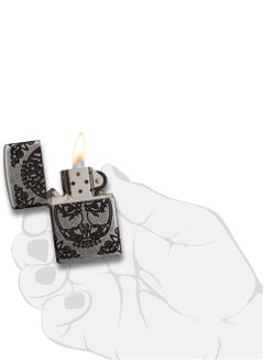 Zippo 29670 28973 Tree Of Life Armor Antique Silver Windproof Lighter  - Image 5