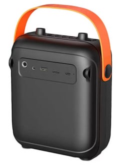 Monster MFS 1 Bluetooth Speaker, Up to 3.5 Hours Charging Time, Bluetooth 5.3, 10m Transmission Range - Black\ Orange  - Image 4