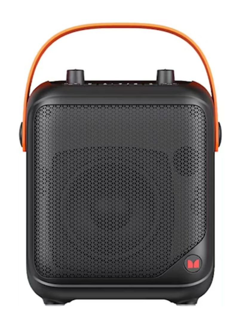 Monster - MFS 1 Bluetooth Speaker, Up to 3.5 Hours Charging Time, Bluetooth 5.3, 10m Transmission Range - Black\ Orange - Image 1