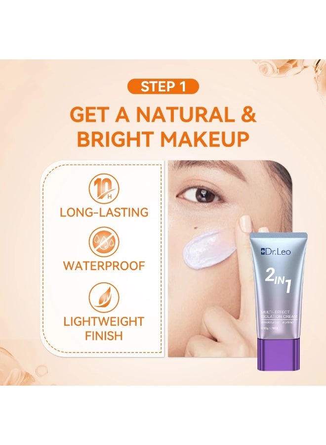 دكتور ليو د. ليو كريم العزل متعدد الفعالية (30غ)، كريم التفتيح وإزالة البقع 377 VC (50غ)، وسيروم التفتيح وإزالة البقع 377 VC (30مل) - Image 3