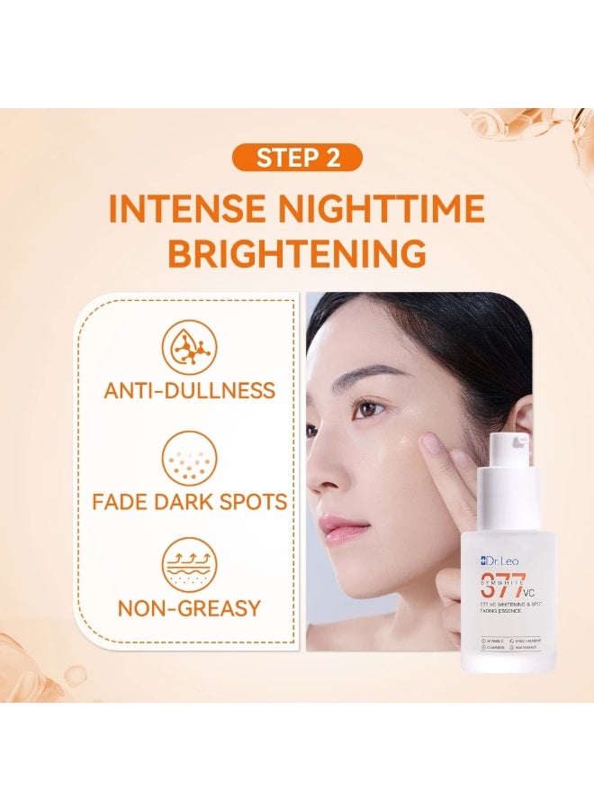 دكتور ليو د. ليو كريم العزل متعدد الفعالية (30غ)، كريم التفتيح وإزالة البقع 377 VC (50غ)، وسيروم التفتيح وإزالة البقع 377 VC (30مل) - Image 4