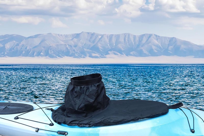 METER STAR Kayak Waterproof Skirt, Nylon Kayak Spray Skirts Kayak Skirt Cover Kayak Skirt,Universal Waterproof Cover Canoe Spray Skirt and Kayak Wave Apron Water Sports Accessories - Image 3