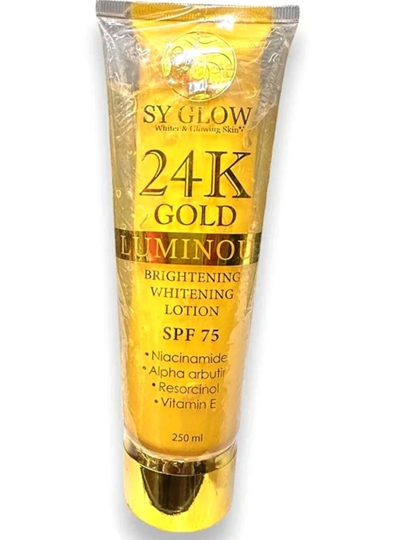 24K Gold Luminou Brightening Whitening Lotion 250ml